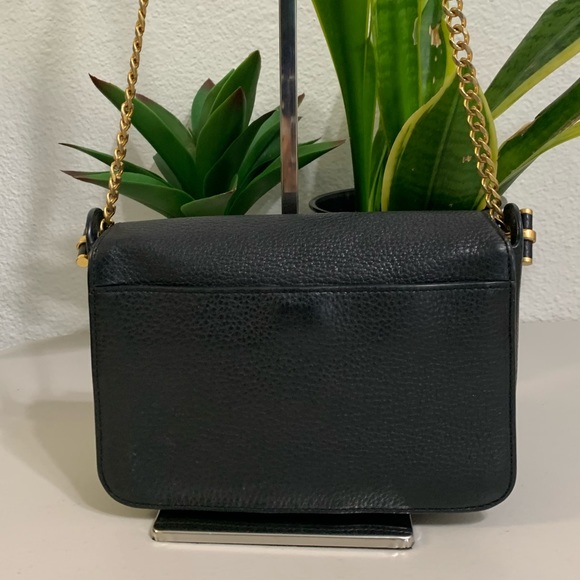 💕👜 TORY BURCH Chelsea Black Crossbody Bag - Picture 2 of 13